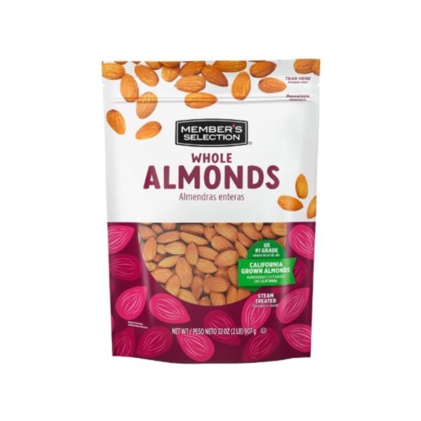 Almendras Naturales Sin Sal 907g Premium - Image 2