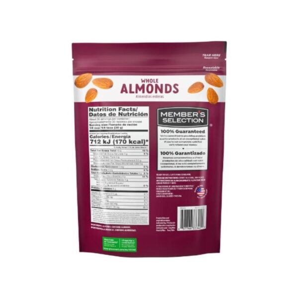 Almendras Naturales Sin Sal 907g Premium - Image 3