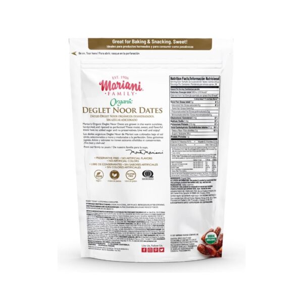 Dátiles Orgánicos Mariani 1,13 Kg - Image 2
